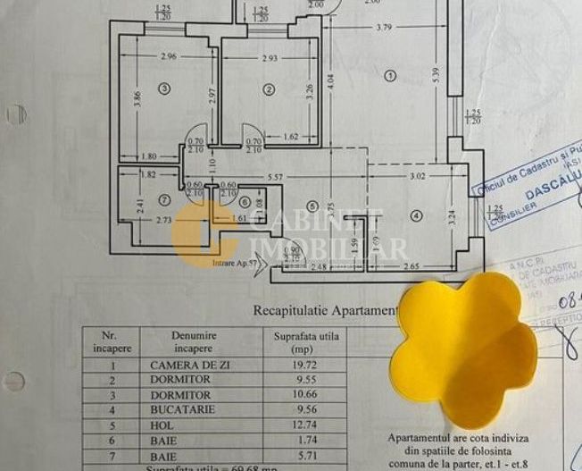 Tatarasi - 3 camere - etaj intermediar - bloc din 2009 - Poză 3