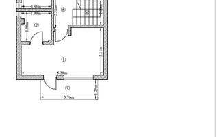 Casa duplex 4 camere P+1+M | 120 mp utili | curte 170mp - Schiță 16