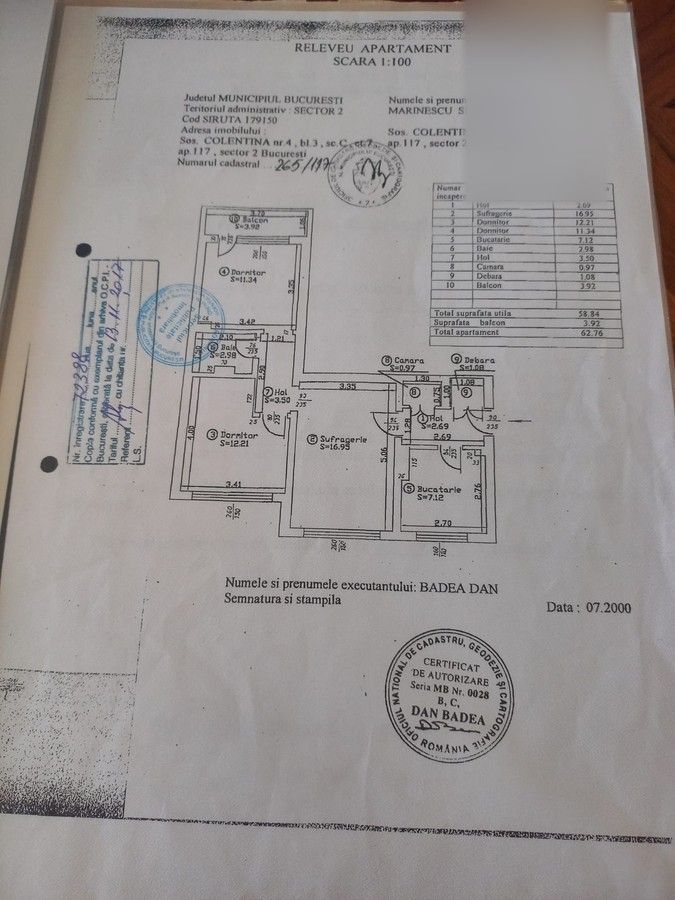 Apartamaent 3 camere zona Obor - Poză 9