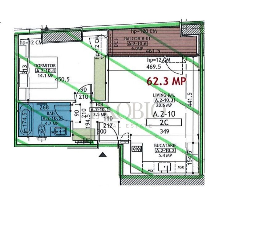 Apartament 2 Camere | One Verdi - Poză 10