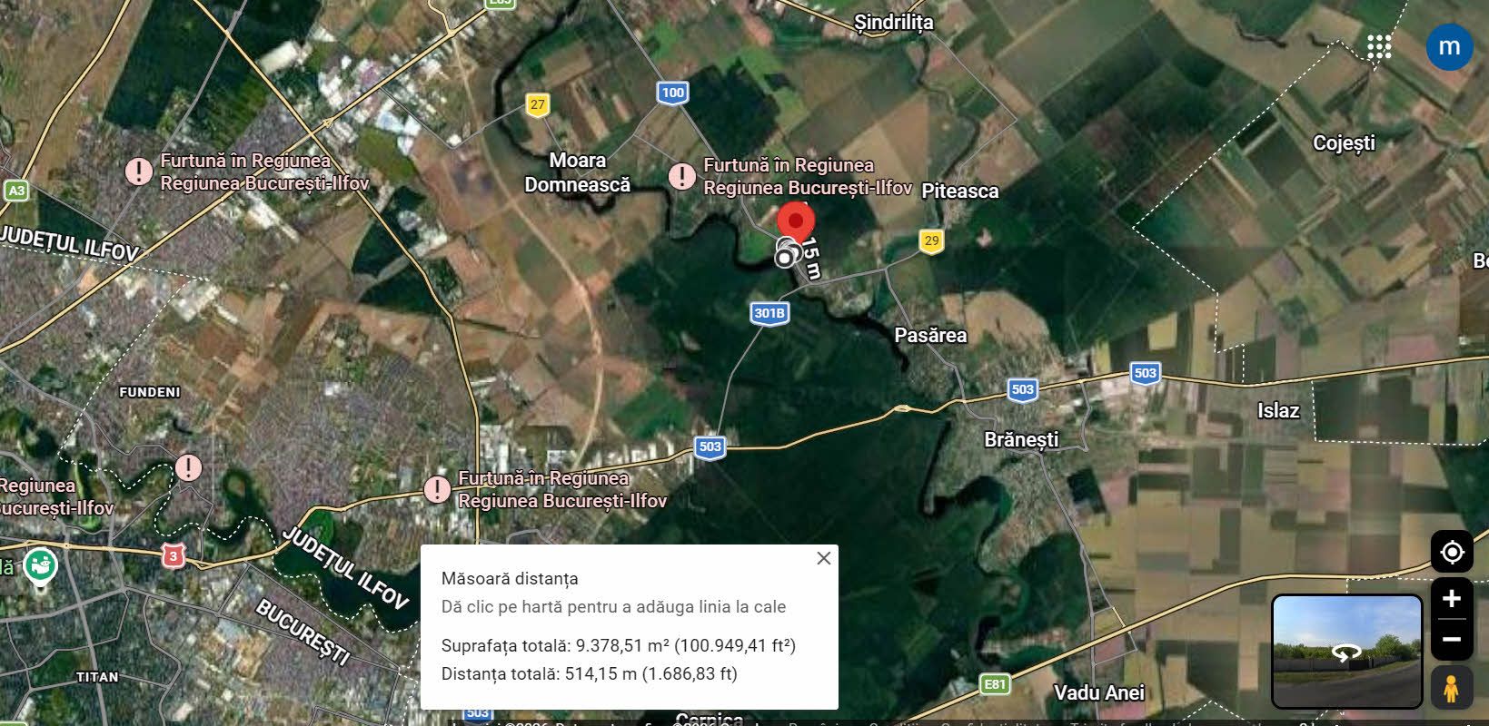 Vand teren intravilan Cozieni - Ganeasa - 9300 mp - Poză 4