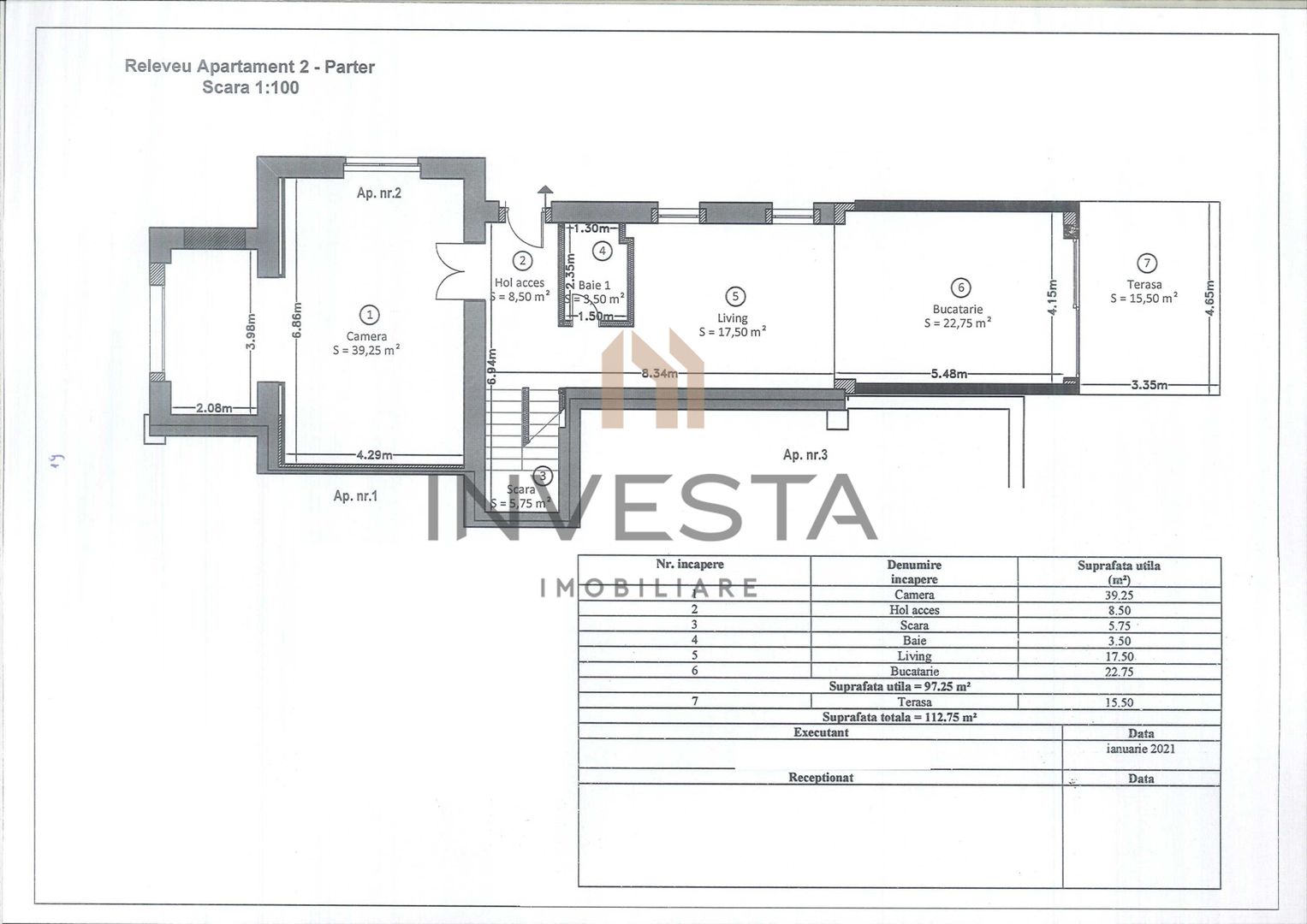 Casa de inchiriat pentru birouri- Andrei Muresanu | 210 mp - Schiță 15
