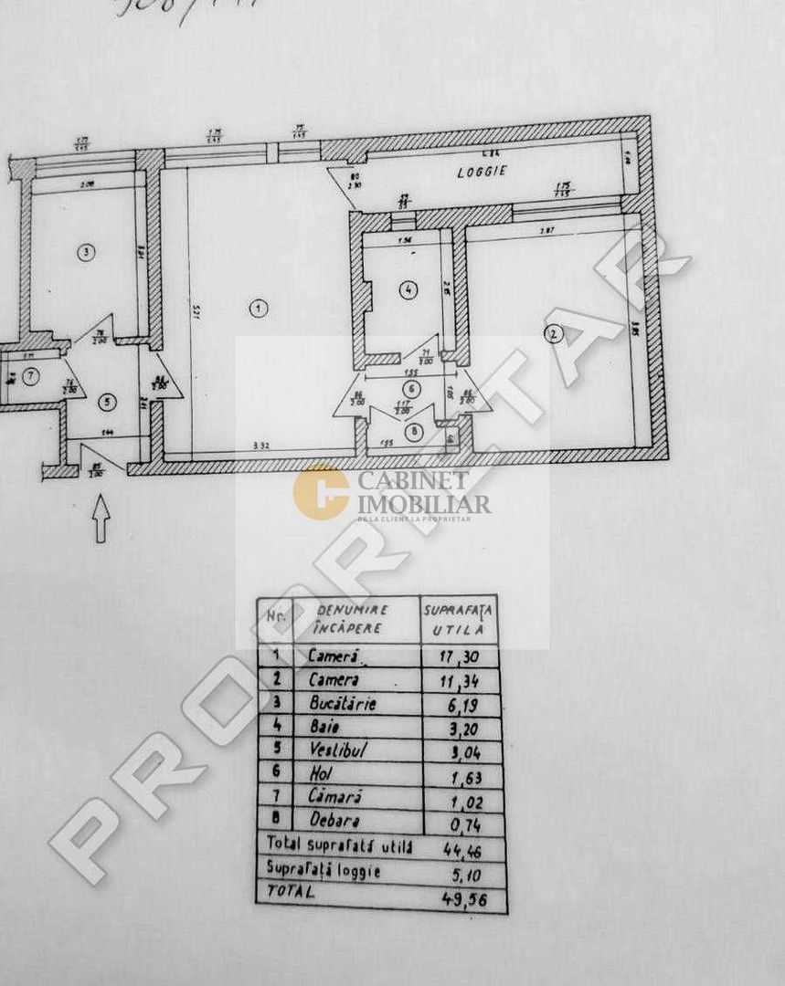 2 Camere - 50MP | Etaj Intermediar | Reabilitat | Parc Apusului - Poză 8