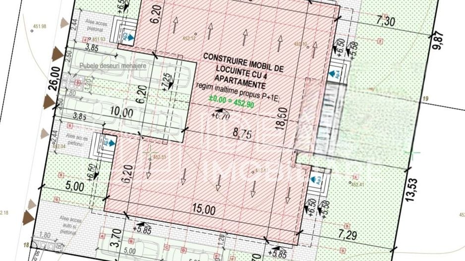 Casa cu 3 camere si 200 mp de curte, in Cartierul Arhitectilor - Schiță 7