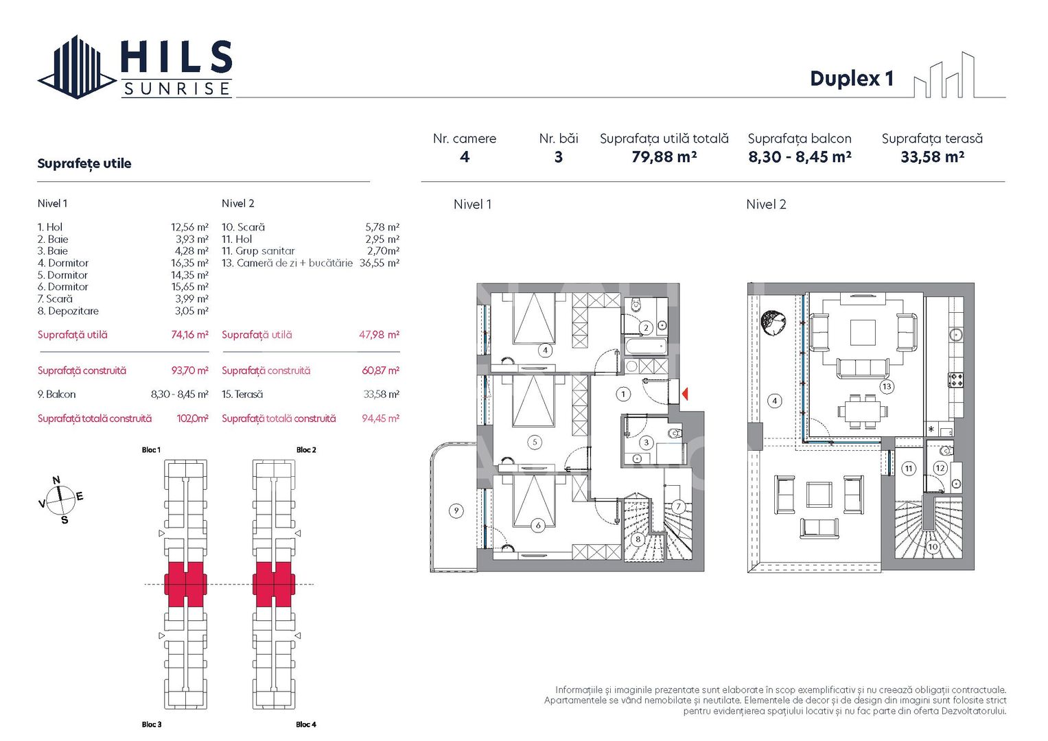 Vânzare, apartament, 4 camere tip duplex 1, sector 3 București - Poză 3