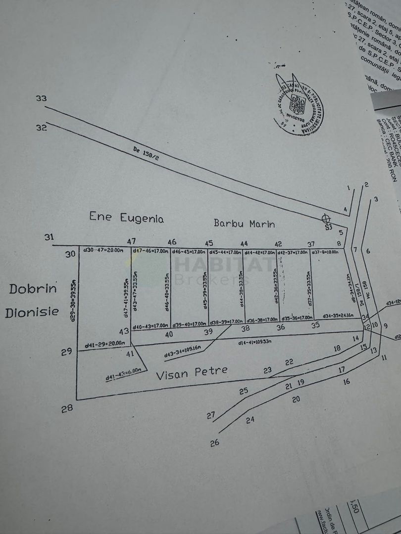 TEREN DE VÂNZARE ÎN TUNARI – STRADA PALTINULUI | 570 MP | DESCHIDERE 17 ML - Poză 7