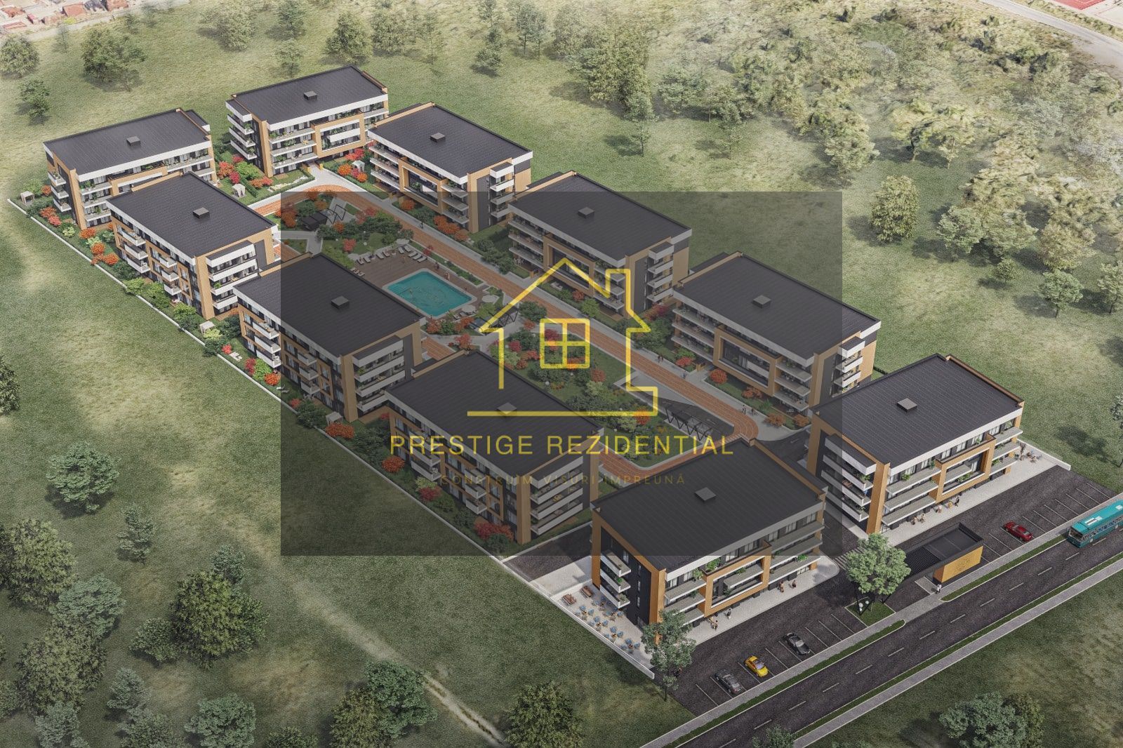 Ap 2 Camere Complex Premium,Piscina,Pista Atletism,Titan-Auchan - Poză 1