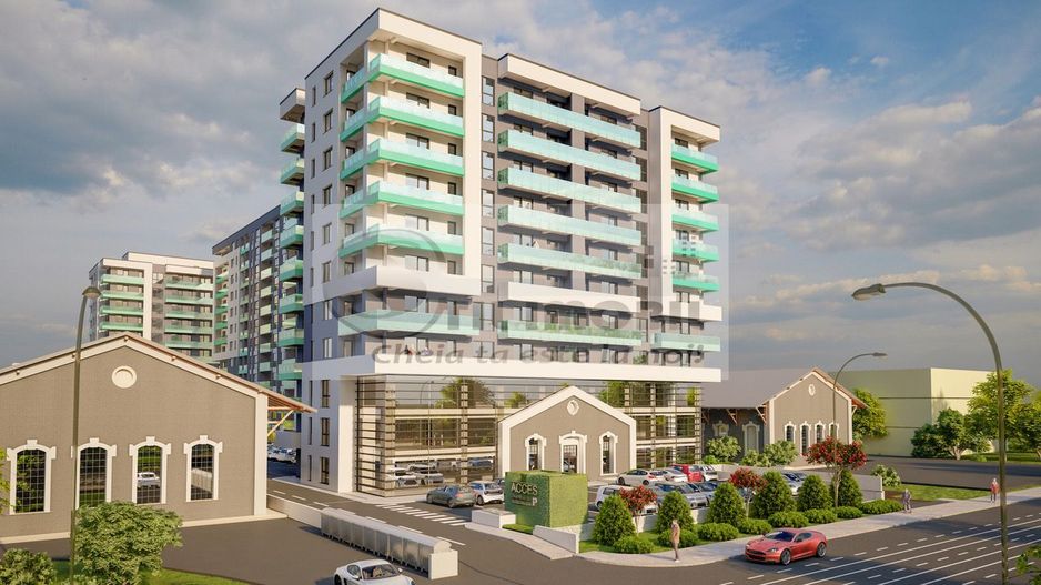 BLOC NOU! Apartament cu o camera+dressing Tatarasi etaj 10 50mp 85.000 euro - Poză 6