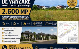 Teren  + Autorizatie Construire - Poză 1