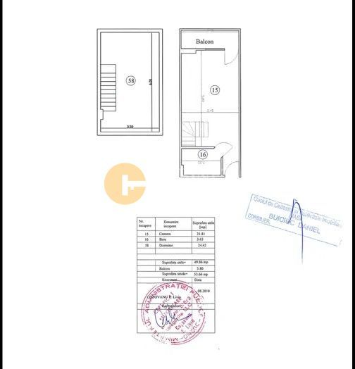2 camere pe două niveluri - 54 mp - mobilat&utilat - Nicolina 1 - Poză 8