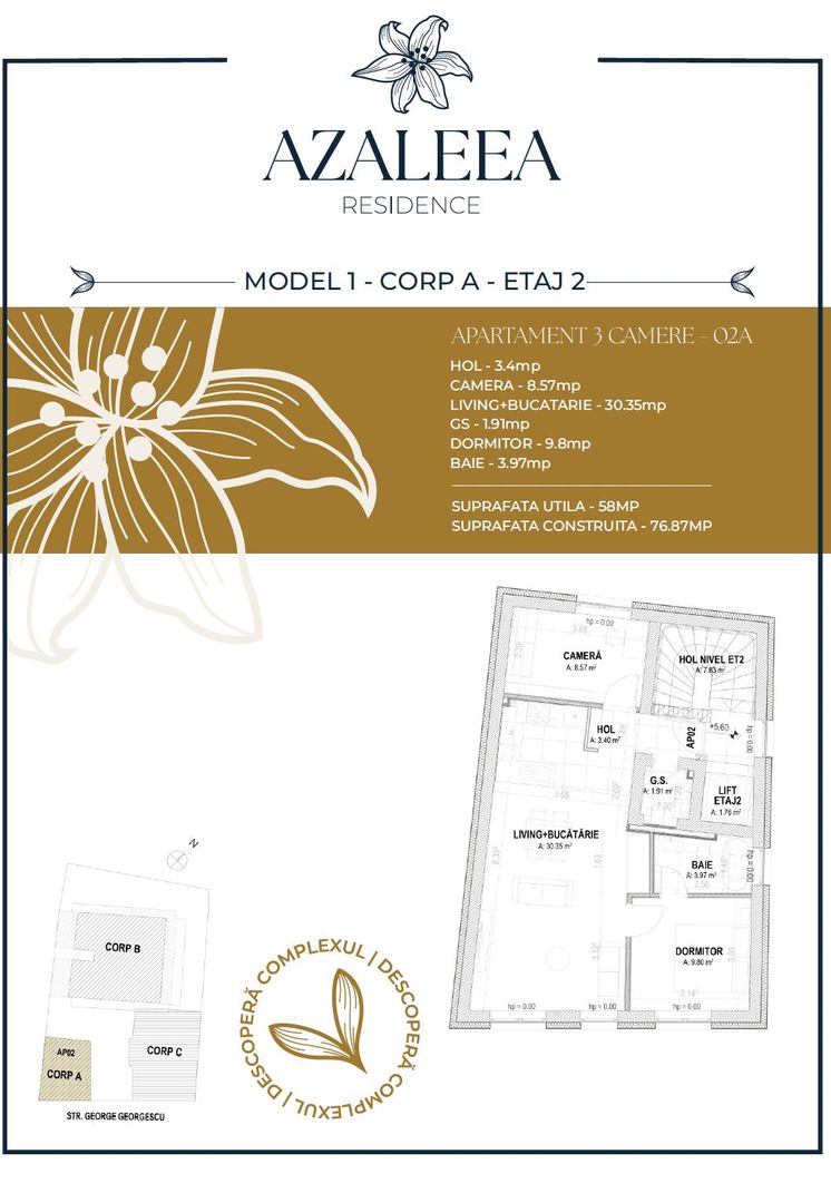 Apartament 3 camere nou, Pta-Unirii -AP02 - Poză 2