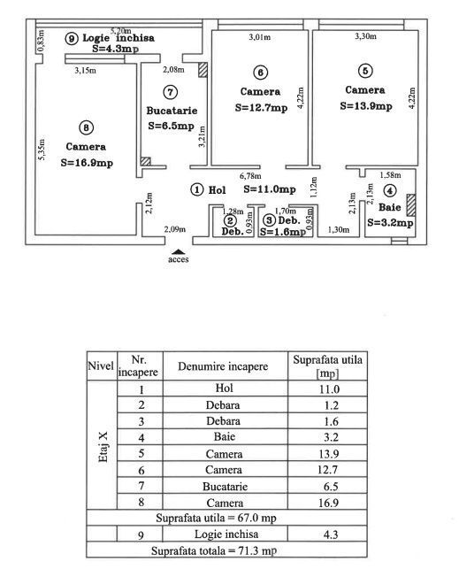 Apartament 3 camere Bogdanestilor - Poză 8