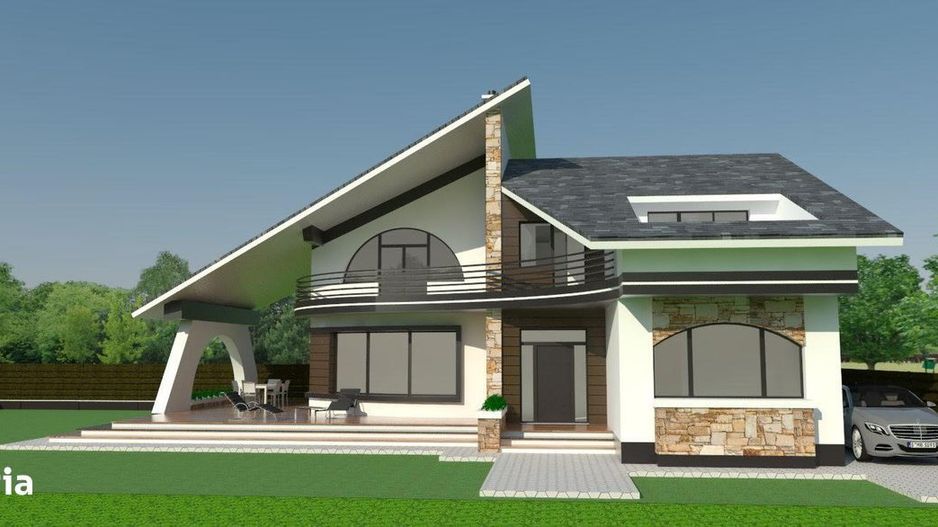 BRASADAS vinde vila moderna cu teren generos in Satu Mare. - Poză 1