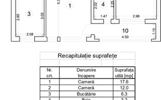 Apartament 2 camere | 10 min Metrou Dristor - Schiță 8