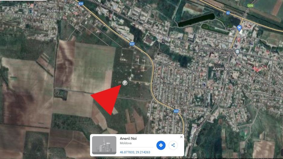 Se vinde teren pentru constructii Anenii Noi - Poză 2