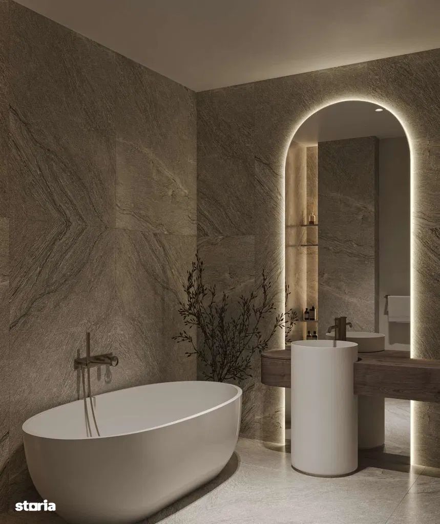 Vând apartament lux cu 4 camere – mobilat complet | Parcare subterană - Poză 2