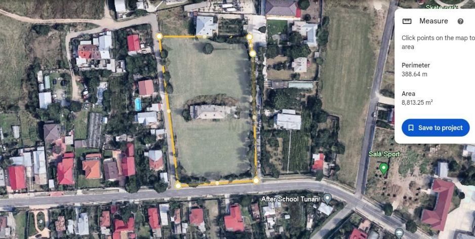Tunari, langa Primarie, cu pozitie excelenta, 8.800 mp. teren stradal 1 Decembrie - Poză 1