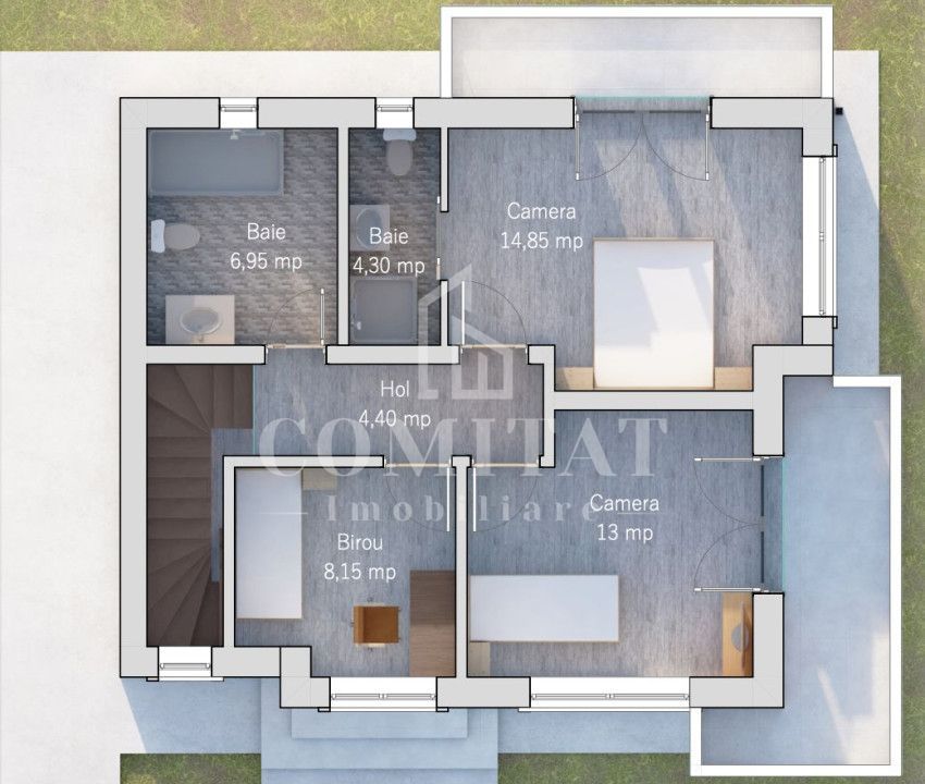 Casă individuală finalizată zona Profi Porii - Poză 8