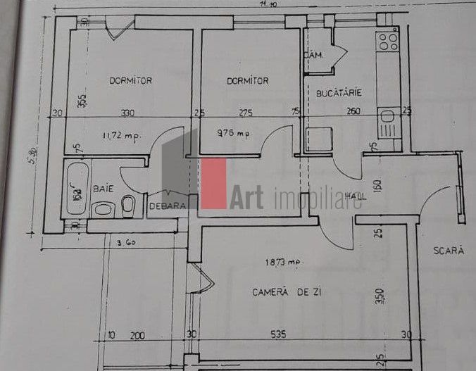 3 camere Grivitei - Poză 1