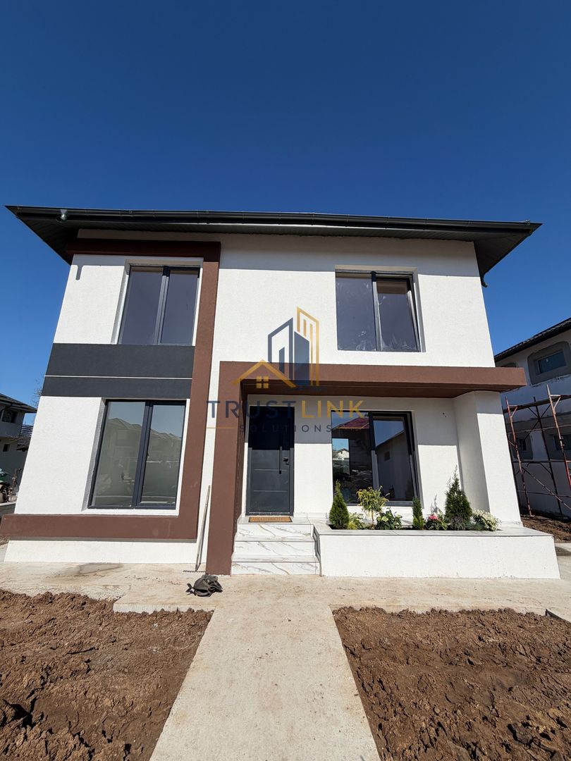 Casă individuală modernă de vânzare Berceni 4 camere 290 mp curte - Poză 3