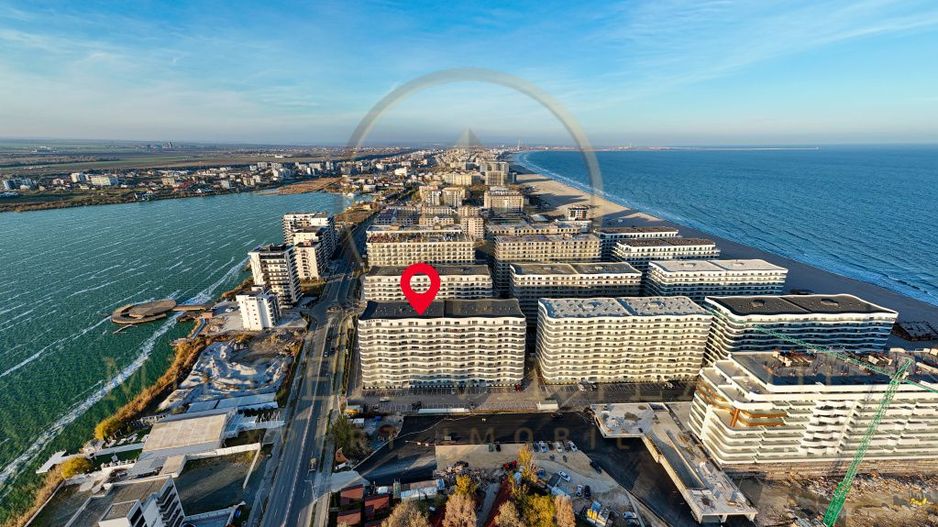 Mamaia - Apartament cu 3 camere, mobilat si utilat, vedere superba. - Poză 21