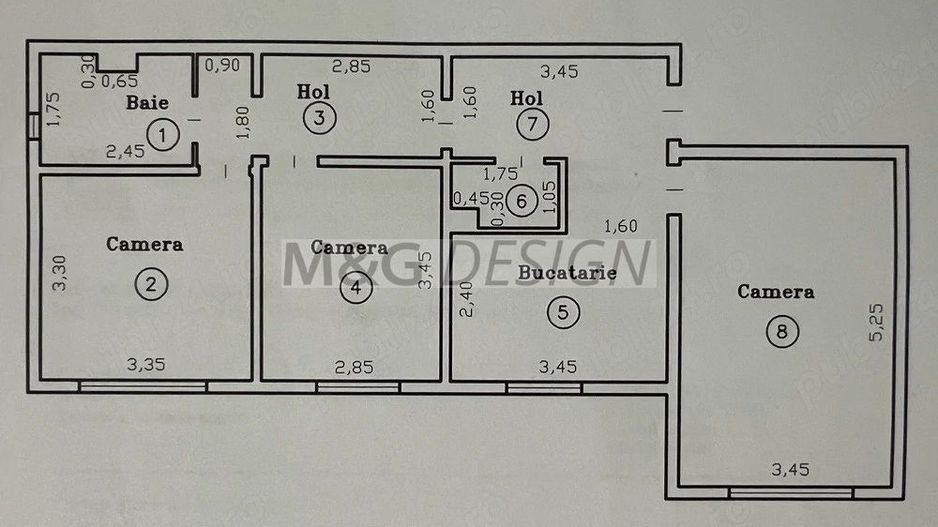 Apartament 3 Camere zona Girocului - Schiță 10