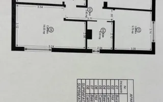 Lipovei | 3 Camere | 2 Bai | Decomandat | Centrala Proprie - Schiță 11