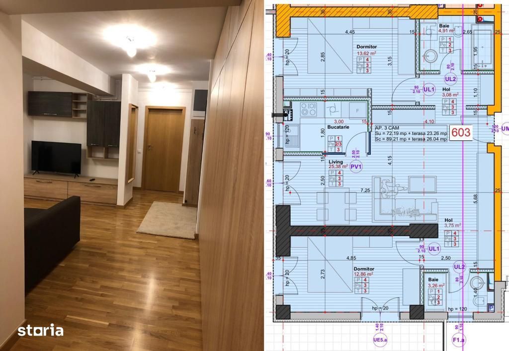 Apartament 3 camere premium | ICON Residence – Banu Manta | Parcare - Poză 9