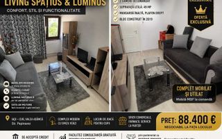 Apartament 2 Camere Complet Mobilat si Utilat, CUG Valea Adanca, Bloc 2019 - Poză 1