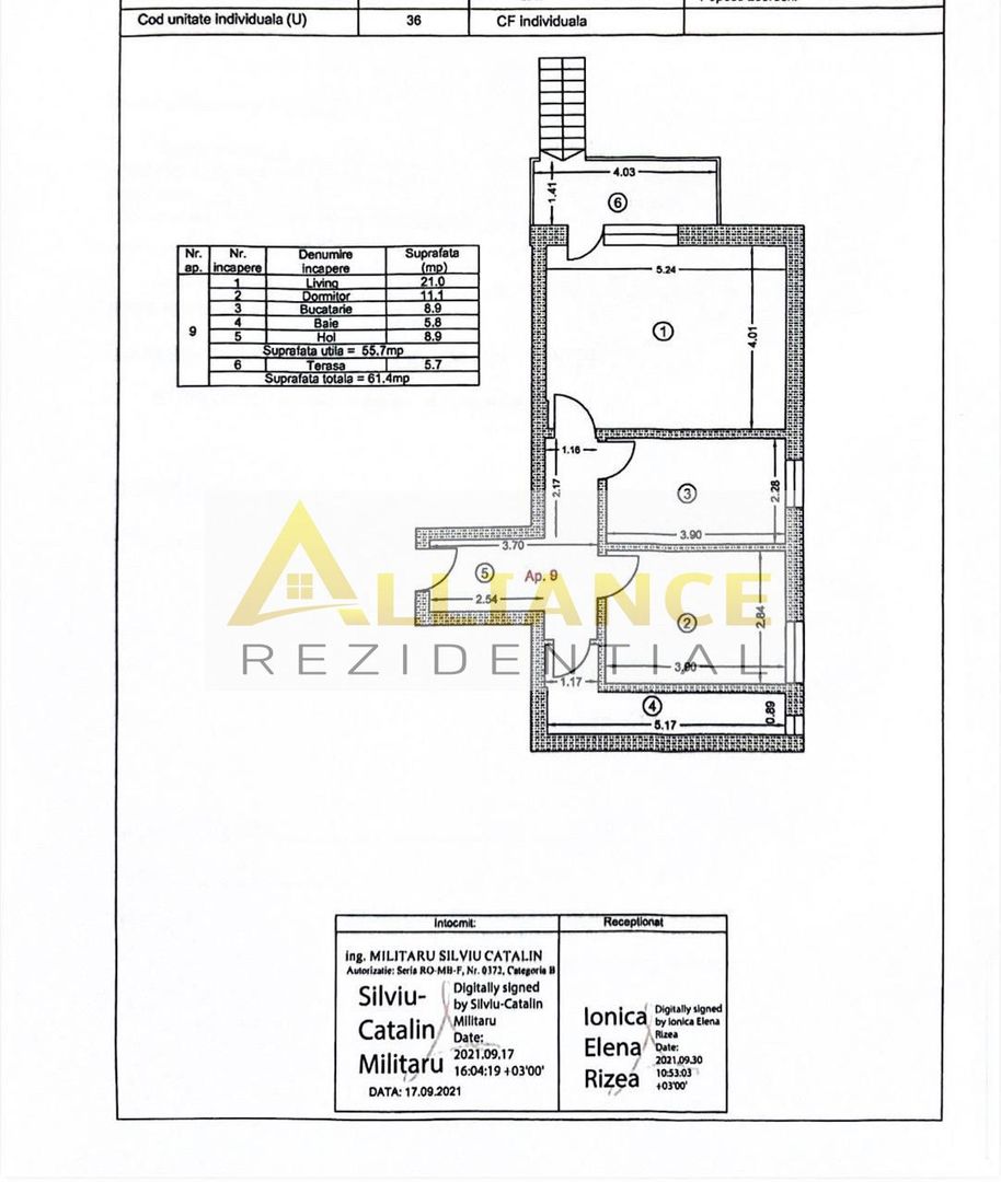 Apartament 2 camere - Teren 200 mp - Poză 14