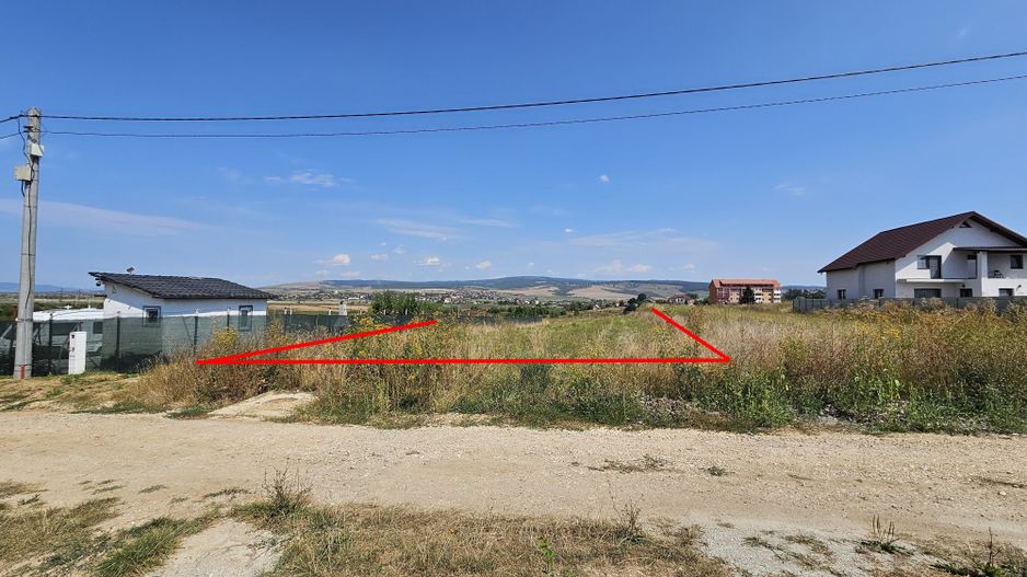 20min de Brasov teren cu toate utilitatile ,str Monumentului Feldioara, asfalt - Poză 11
