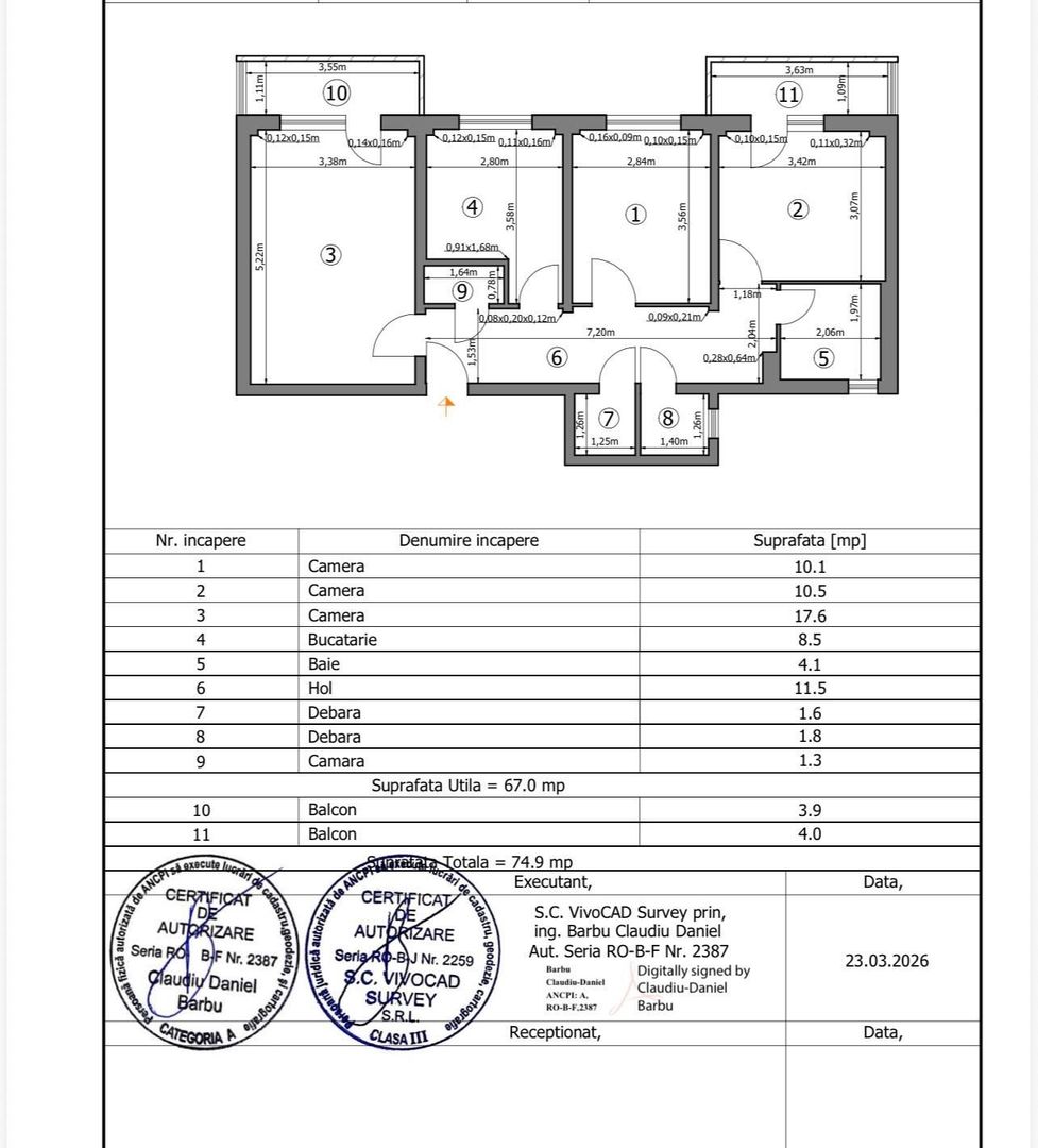 Apartament 3 Camere Decomandat  Petre Ispirescu | Etaj 1 - Poză 4