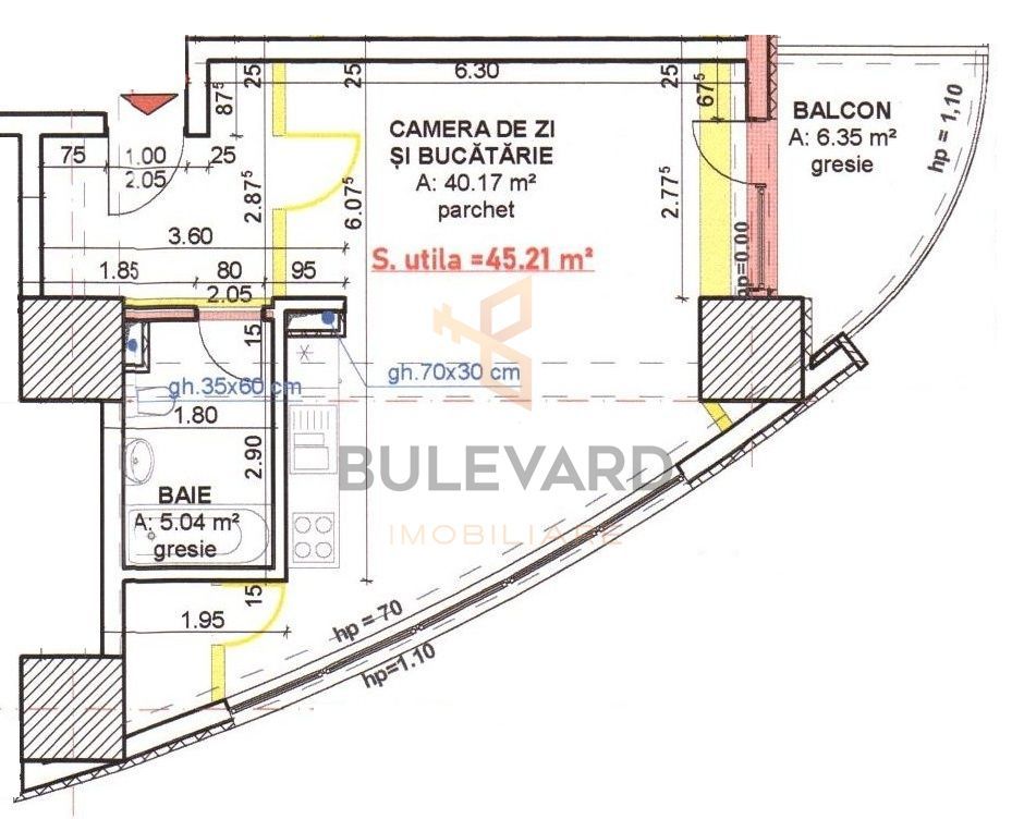 Apartament tip studio la cheie in bloc nou + parcare subterana - Poză 13