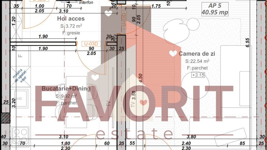 Compartimentare eficienta. Terasa generoasa. Finisaje la alegere. - Schiță 16