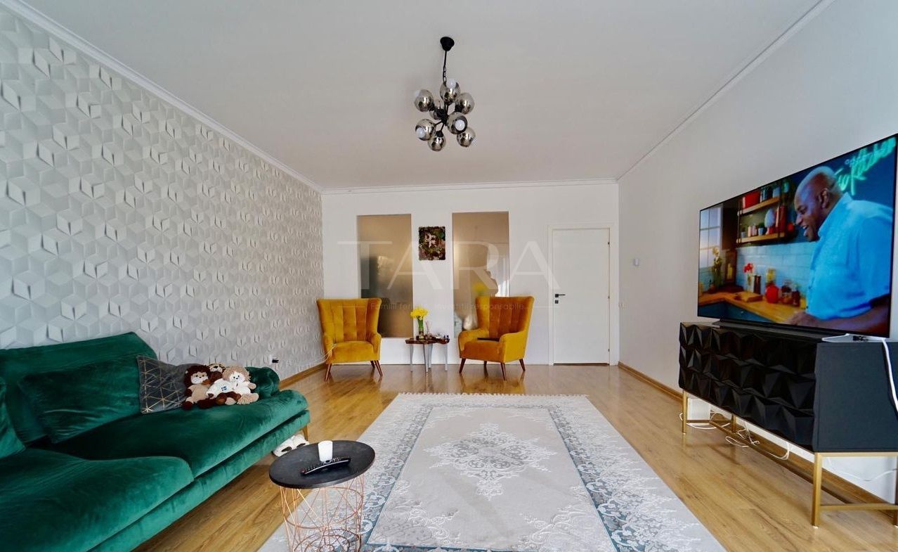 Apartament spațios, 3 camere, 100 mp, terasa, lângă Parcul Central. - Poză 1
