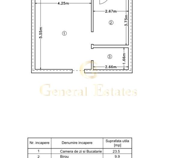 Vânzare apartament 2 camere – Bloc nou , intabulat - Poză 12