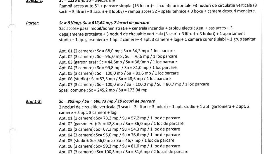 Teren cu Autorizatie Sector 1 | 37 apartamente | Oportunitate - Schiță 25