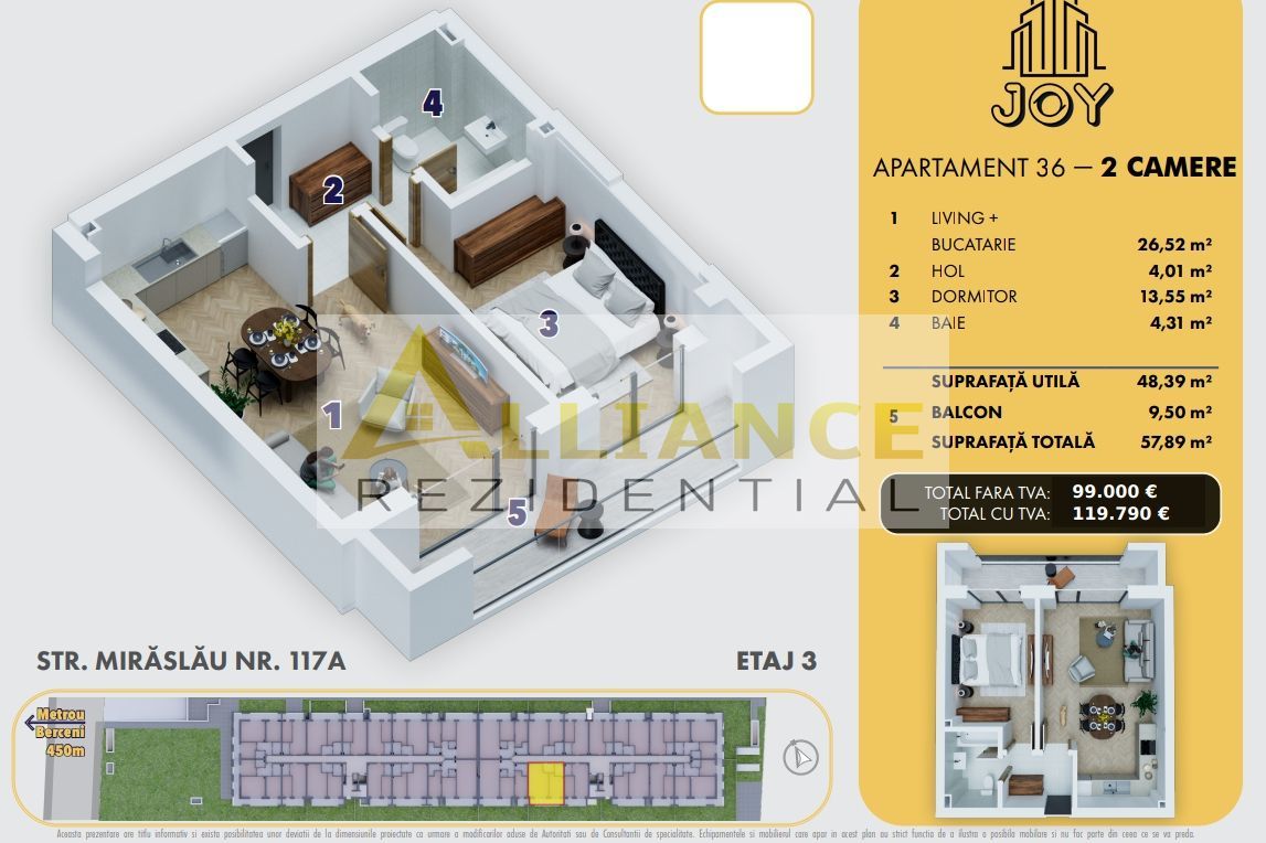 Metrou Berceni  APARTAMENTE Premium 2, 3 ȘI 4 CAMERE - Poză 17