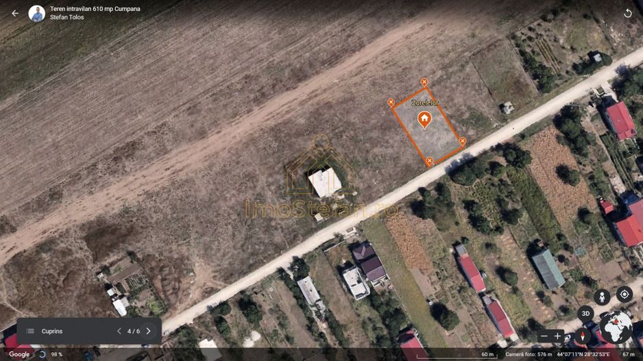 Recomandare de incredere teren intravilan Zorelelor Cumpana - Poză 4