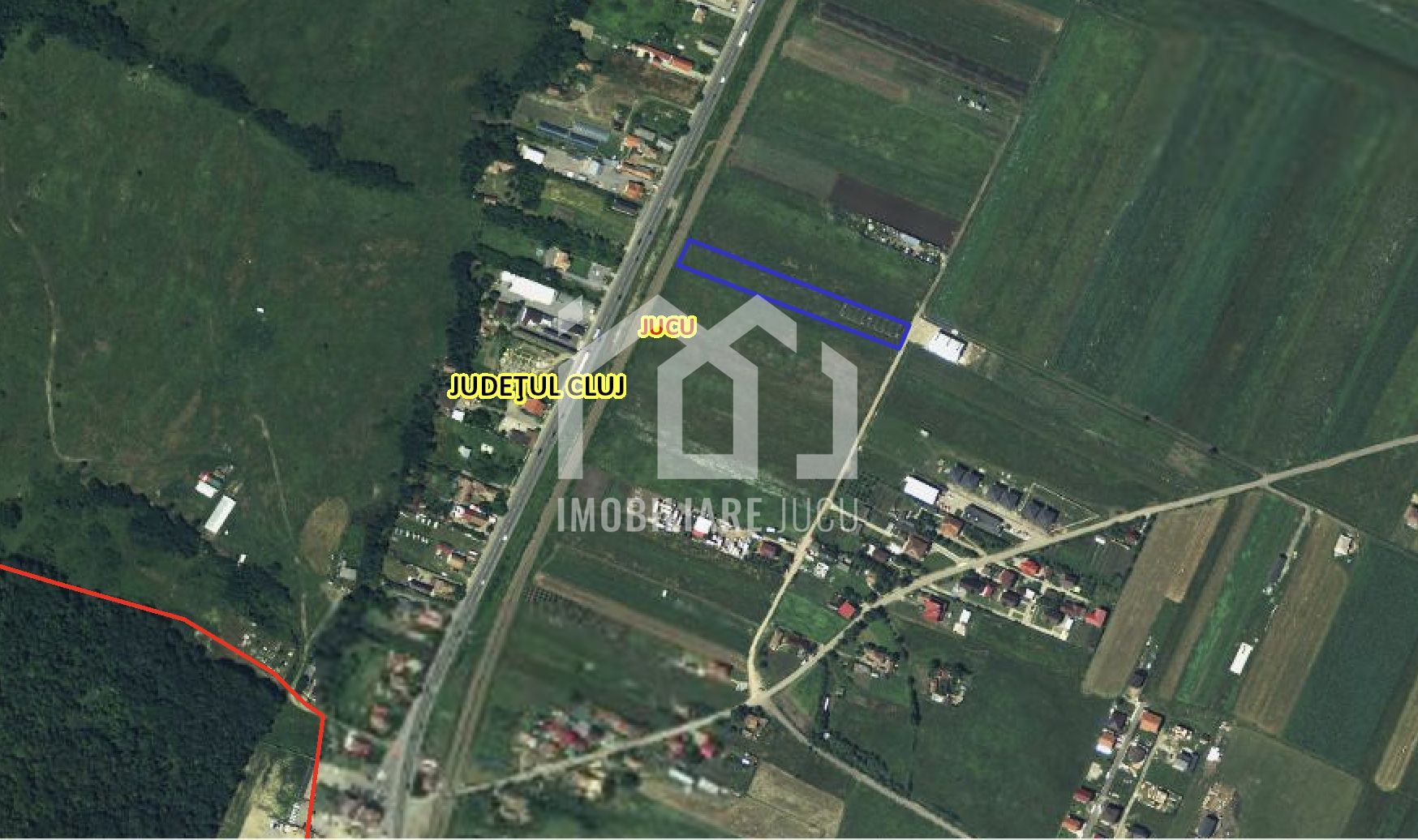 Teren Industrial în Jucu de Mijloc, 4253 mp, front 21 ml - Poză 1