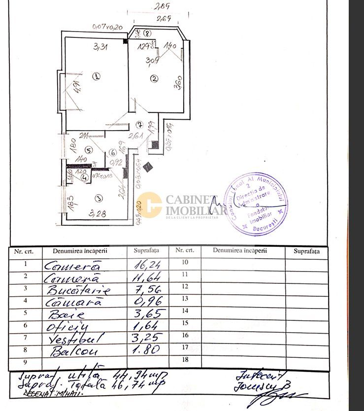 2 camere | Decomandat  | Romana  | Etaj 1/8 - Poză 8