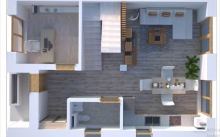 vila duplex-5cam.-2parc.-curte lib.-125mp/centru Popesti Leordeni - Poză 10