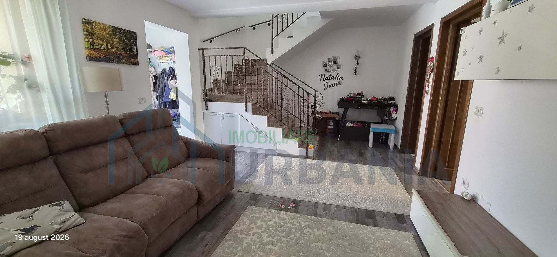 Duplex modern de vânzare, 3 camere, complet mobilat și utilat, cu 3 locuri de parcare – Valea Adâncă (Strada Cornești) - Poză 4
