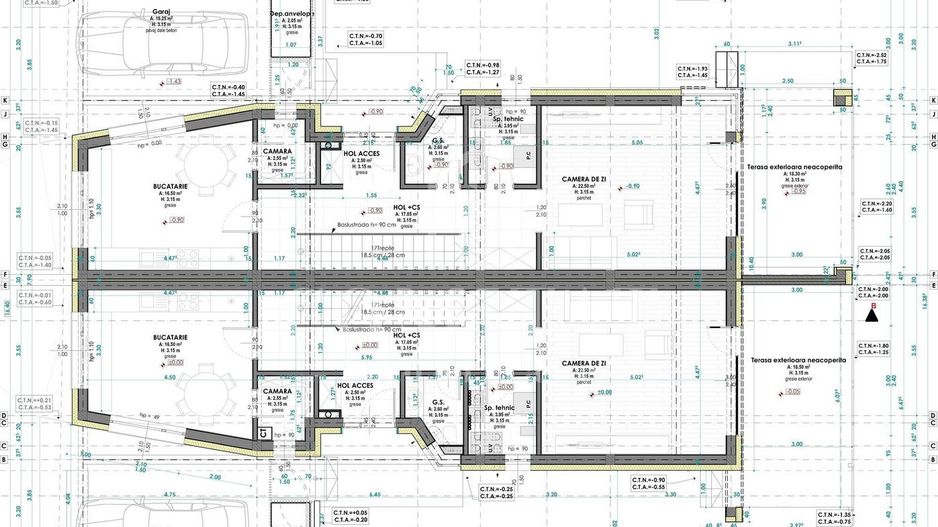 Casă duplex premium | Voroneț |4 camere, eficiență energetică NZEB - Schiță 4
