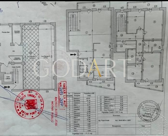Duplex 5 camere Herastrau | 2 locuri de parcare - Schiță 15