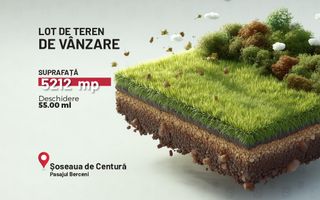 Teren Popesti-Leordeni  - Soseaua de centura  5212 mp cu deschidere 55 ml - Poză 1