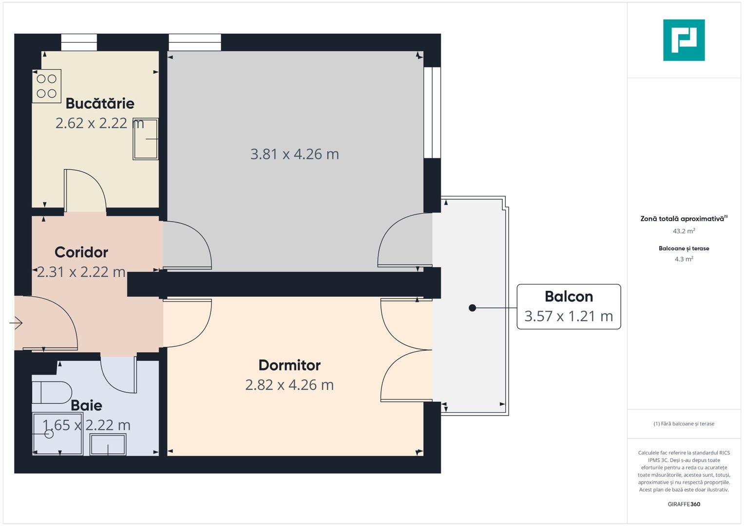Apartament 2 camere  confort și  liniște în Giroc - Poză 31