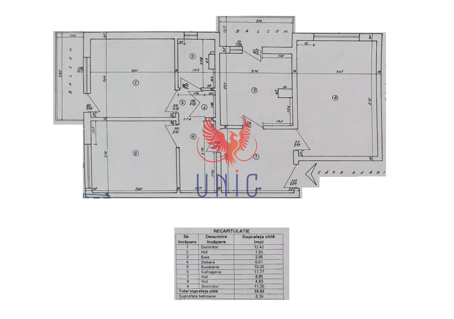 Apartament Ultracentral Km 0 - Schiță 5