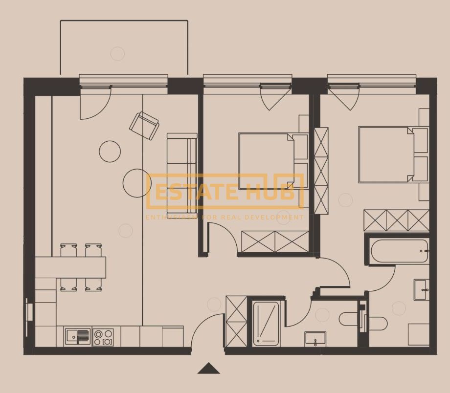 Apartament nou FINISAT 3 camere | Zona Centrala | Comision 0% - Poză 2
