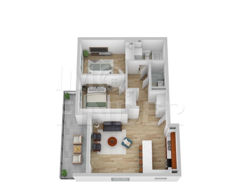 Apartamente Premium de vanzare -3 camere, Andrei Muresanu- 0% comision - Poză 2